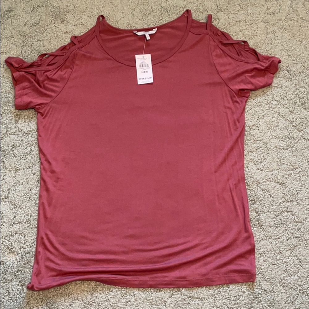 Buckle top burnt orange